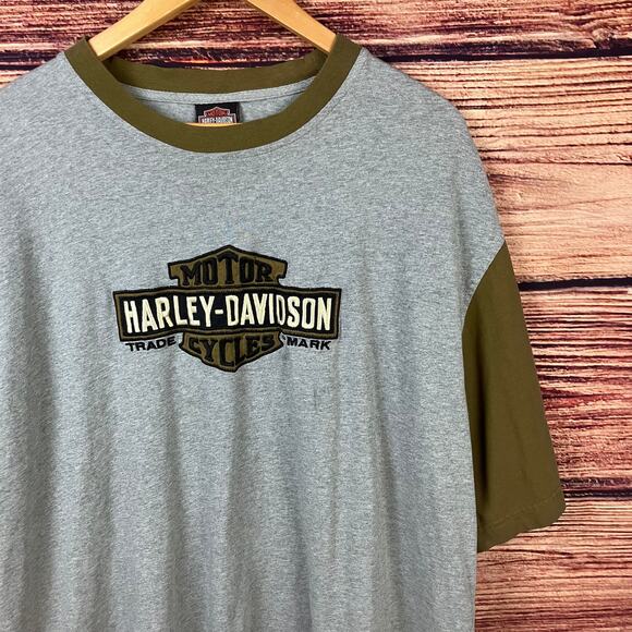 Vintage Harley Davidson Motorcycles Hays, Kansas T-shirt - Picture 3 of 6
